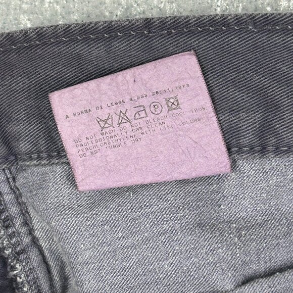 Just Cavalli Jeans Mens 30x30 Button Fly Made in Italy‎ Grey 100% Cotton Patched - Picture 15 of 15
